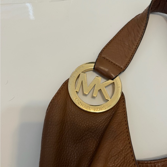 MICHAEL Michael Kors Tan Leather Hobo Bag with Pouch - Picture 2 of 16